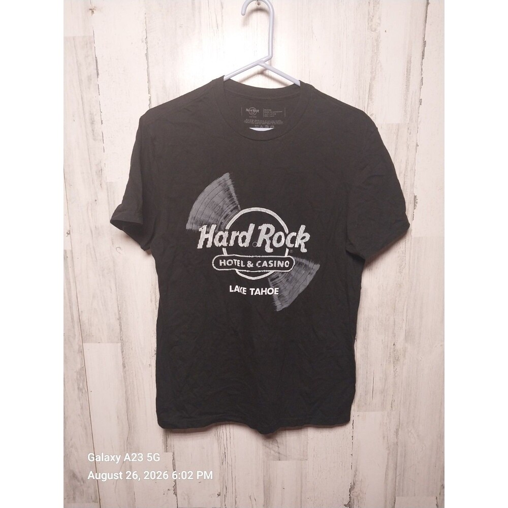 Hard Rock Cafe Lake Tahoe Medium Black Tee Shirt